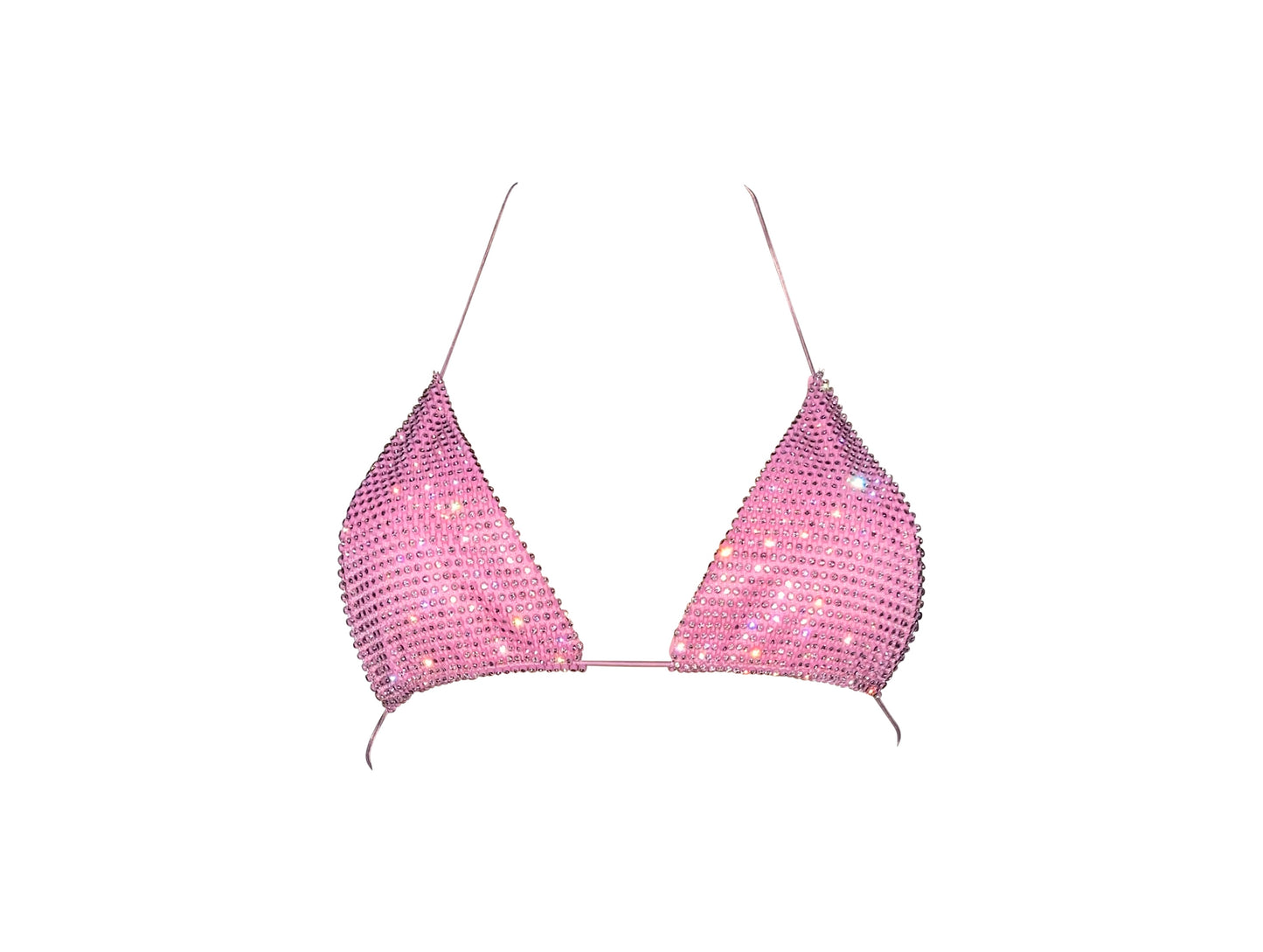CELESTE BIKINI TOP - BABY PINK