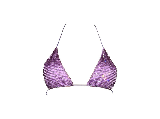 CELESTE BIKINI TOP - LILAC