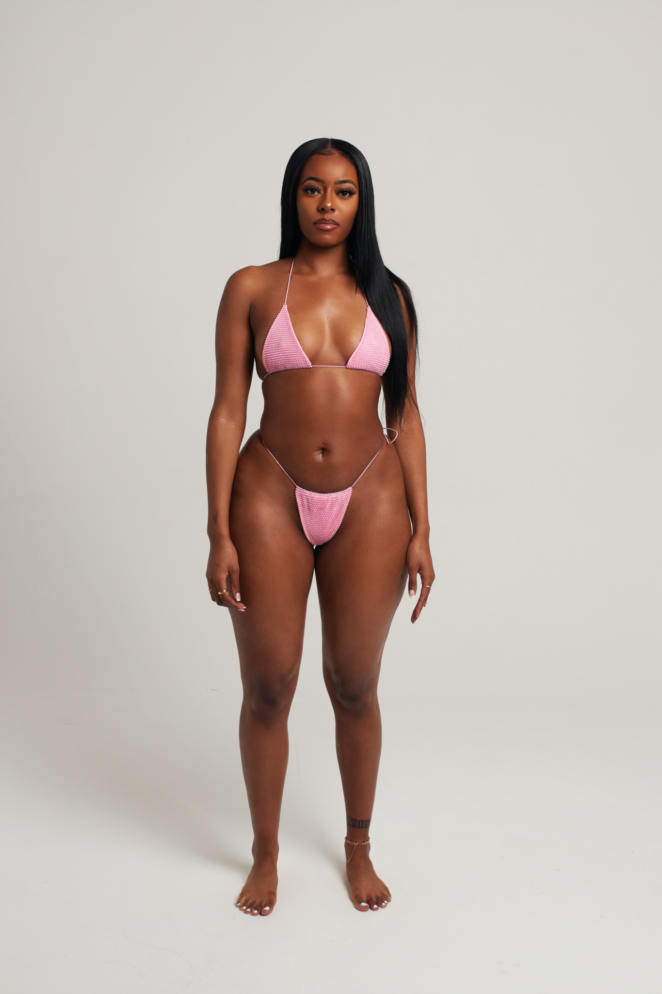 CELESTE BIKINI BOTTOM - BABY PINK